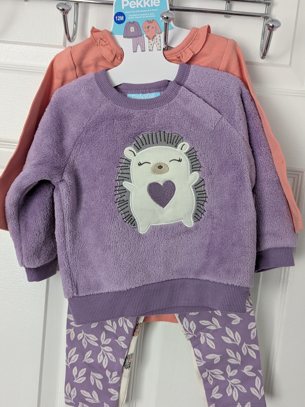Pekkle 12m Infant 4 Pcs Outfit new